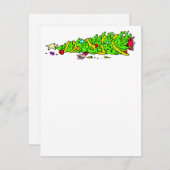 クリスおもしろいマスツリーユーモア シーズンカード (正面/裏面)