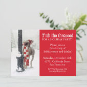 クリスおもしろいマスドッグリックスポール招待状 招待状 (スタンド正面)