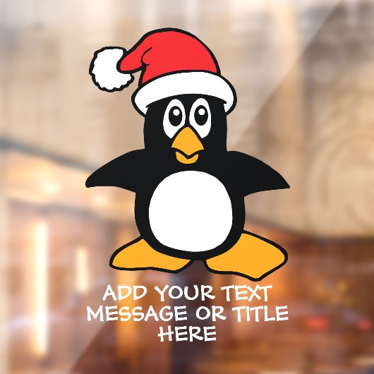 クリスおもしろいマスペンギンカスタムの言葉のウィンドウがしがみつく ウィンドウサイン (シート2)