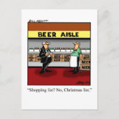 クリスおもしろいマスユーモアはがき シーズンポストカード (正面)