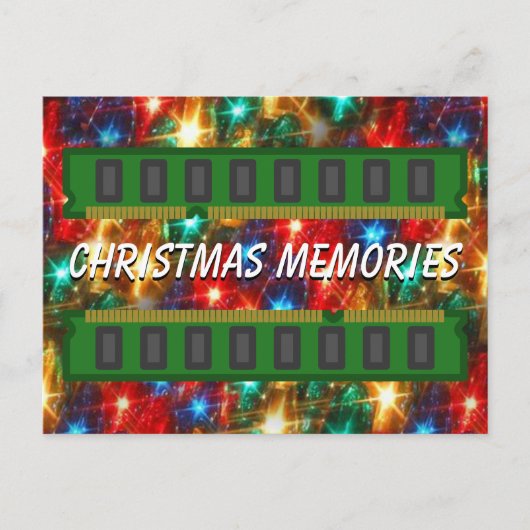 クリスおもしろいマス思い出のパン  シーズンポストカード (正面)