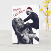 クリスおもしろいマス歯医者 カード (黄色い花)