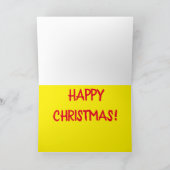 クリスおもしろいマス・コンピューター漫画のジョーク シーズンカード (内部)