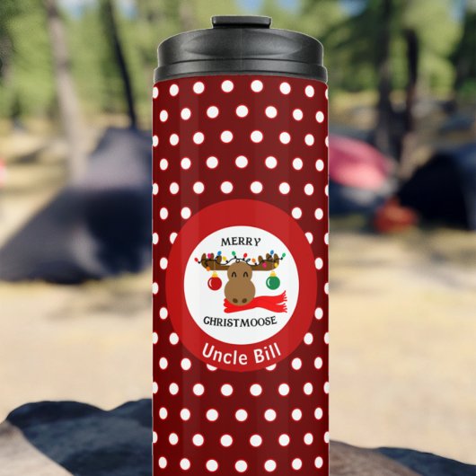 クリスおもしろいメリームーズパーソナライズされたホリデイ タンブラー