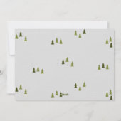 クリスお洒落マスの書道があなたの写真を渦巻く シーズンカード (裏面)