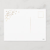 クリスきらめくスフェイクスフォイル – ホリディポストカード シーズンポストカード (裏面)