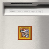 クリスとモニカコラージュ磁石 マグネット (インサイチュ (食洗機))