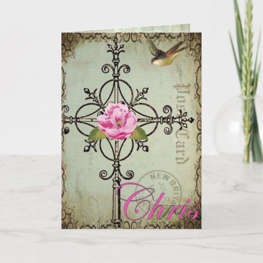 クリスの十字 ノートカード (正面)