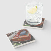 クリスの技術の飲み物のコースター ストーンコースター (横)