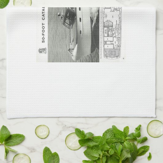 クリスの技術のCatalinaのボートの台所タオル24" x 16" キッチンタオル (折り畳み)