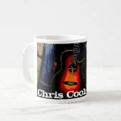 クリスの調理師音楽マグ コーヒーマグカップ (正面左)