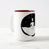 クリスはしっと言って追い払いますEnsoのマグをしっと言って追い払い、 ツートーンマグカップ (正面左)