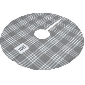 クリスはっきりしたモダンスマスホリデープレイドツリースカート ブラッシュドポリエステルツリースカート (アングル)