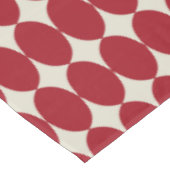 クリスはっきりしたモダンスマスレッドボーブルフェスティバルシック テーブルクロス (アングル)