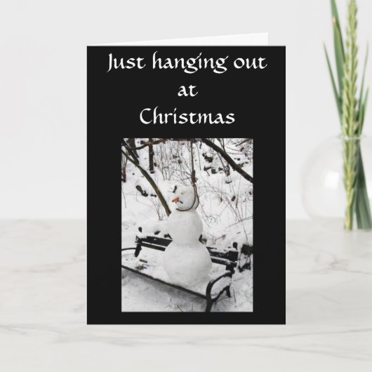 クリスぶら下がったマスに出掛ける シーズンカード (正面)