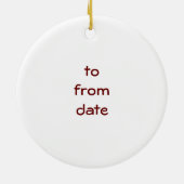 クリスイタリアンマス飾り料理人 セラミックオーナメント (裏面)