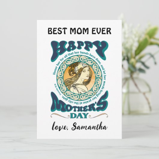 クリスインスパイアチャンの母の日のカード シーズンカード (スタンド正面)