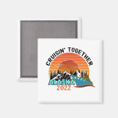 クリスイントゥーズアラスカ旅行休暇 マグネット (正面/裏面)