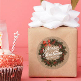 クリスエレガントパーソナライズされたスリースシール ラウンドシール