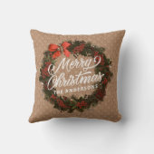 クリスエレガントパーソナライズされたスリース装飾用クッション クッション (裏面)