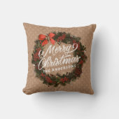 クリスエレガントパーソナライズされたスリース装飾用クッション クッション (正面)