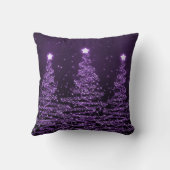 クリスエレガントマきらめくスツリー紫 クッション (裏面)
