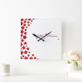 クリスエレガントマススターウォール時計 スクエア壁時計 (ホーム)