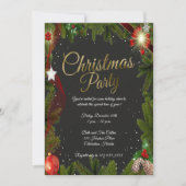 クリスエレガントマスパーティー 招待状 (正面)