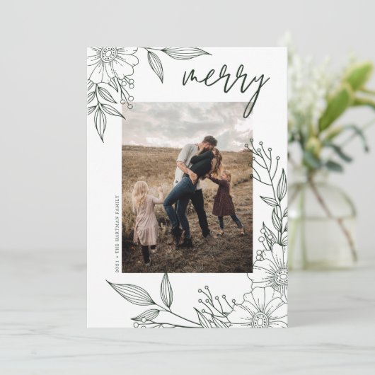 クリスエレガントマスフローラメリーの緑の写真 シーズンカード (スタンド正面)