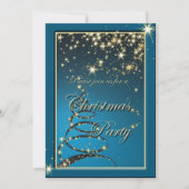 クリスエレガントマス魔法パーティー招待状 招待状 (正面)