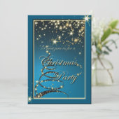 クリスエレガントマス魔法パーティー招待状 招待状 (スタンド正面)