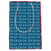 クリスエレガントモダンスマスファララ ミディアムペーパーバッグ (正面)