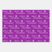 クリスエレガントモダンスマスファララ ラッピングペーパーシート (正面2)