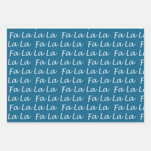 クリスエレガントモダンスマスファララ ラッピングペーパーシート (正面)