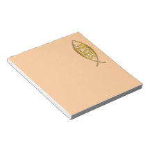 クリスカスタムチャンのレターヘッドノートパッド8 1/2 X 11