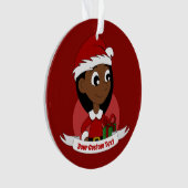 クリスカスタムマス・ガール・アニメ オーナメント (正面)