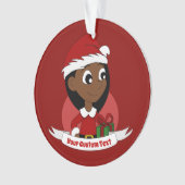 クリスカスタムマス・ガール・アニメ オーナメント (正面)