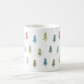 クリスカラフルマスパインの水彩模様 コーヒーマグカップ (中央)