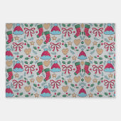 クリスカラフルマスパターン  ラッピングペーパーシート (正面2)