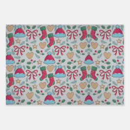 クリスカラフルマスパターン  ラッピングペーパーシート