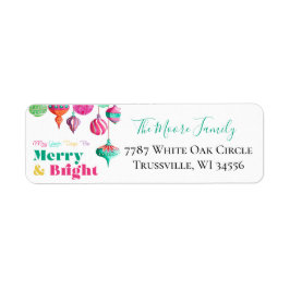 クリスカラフルマス·リターン·ラベル ラベル