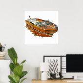 クリスクラフトコンチネンタル ポスター (ホームオフィス)