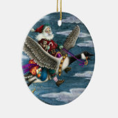 クリスクリングルとカナダガチョウのクリスマスのおもちゃを セラミックオーナメント (右)