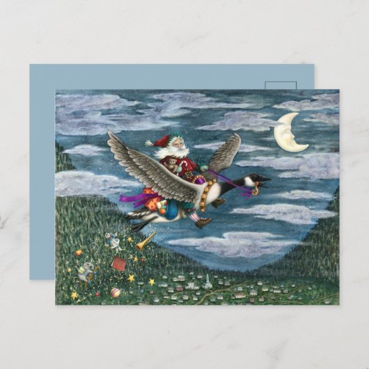 クリスクリングルとカナダガチョウのクリスマスのおもちゃを ポストカード (正面/裏面)