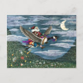 クリスクリングルとカナダガチョウのクリスマスのおもちゃを ポストカード (正面)