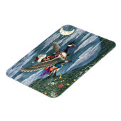 クリスクリングルとカナダガチョウのクリスマスのおもちゃを マグネット (左側)