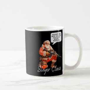 クリスクリングルフェスティバル狩りクリスマスサンタクロース迷彩柄 コーヒーマグカップ