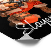 クリスクリングルフェスティバル狩りクリスマスサンタクロース迷彩柄 ポスター (角)