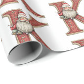 クリスクリングルレタークリスマスクリスマス ラッピングペーパー (ロールコーナー)