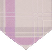 クリスクロージュハッピーパープル&クリーム,ホワイトチェック テーブルクロス (アングル)